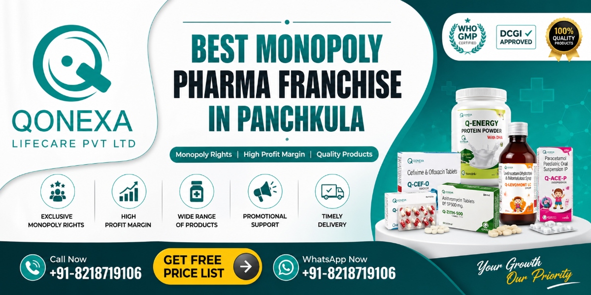 Best Monopoly Pharma Franchise in Panchkula by Qonexa Lifecare with WHO GMP certified pharma products