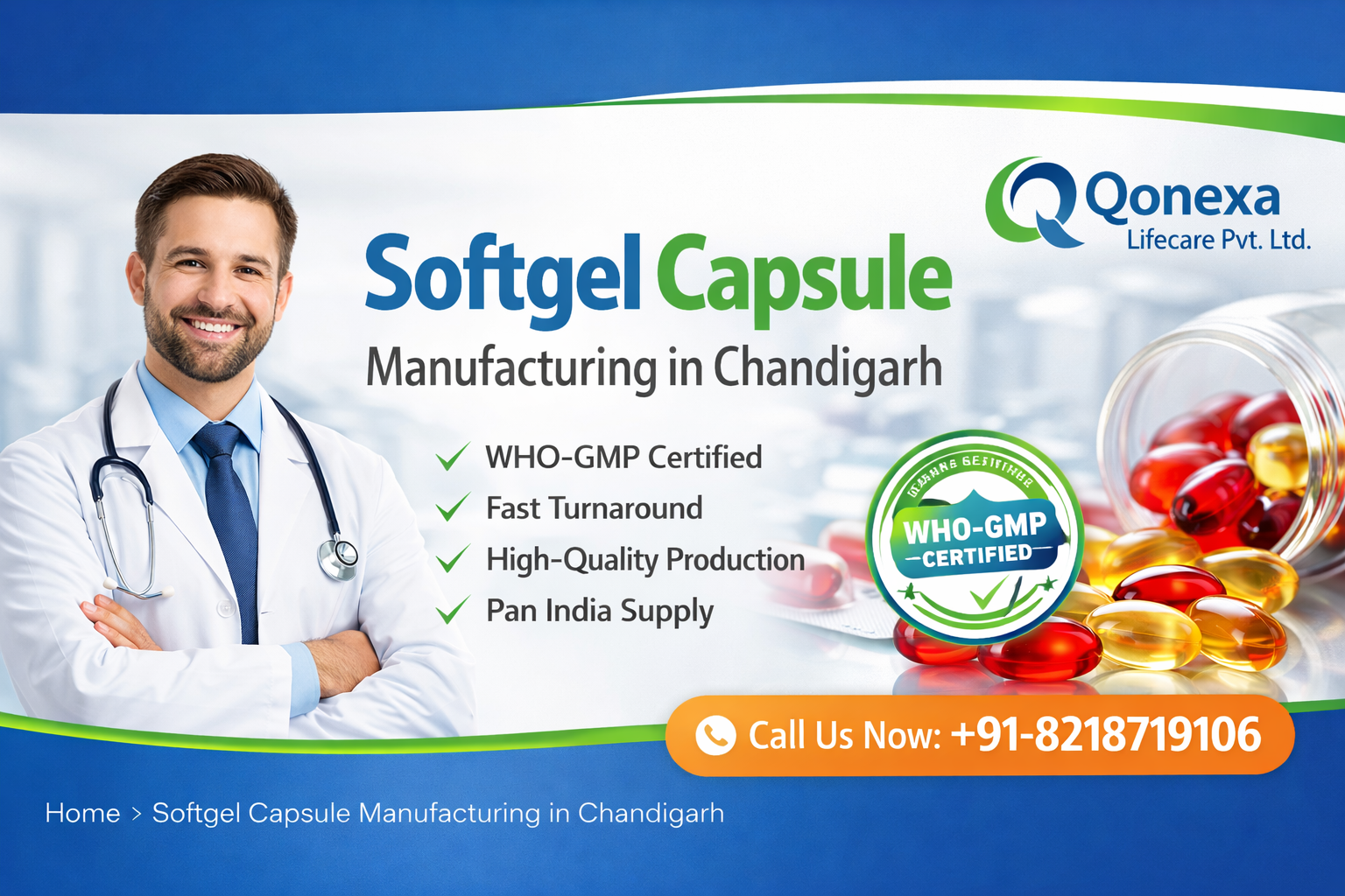 Softgel Capsule Manufacturing in chandigarh