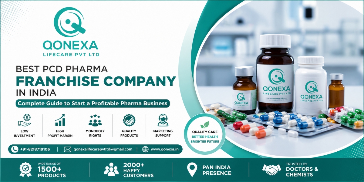 Best PCD Pharma Franchise Company in India Qonexa Lifecare Pvt Ltd Low Investment High Profit Pharma Franchise Business