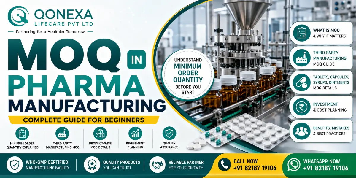 Minimum order quantity in pharma manufacturing explained
