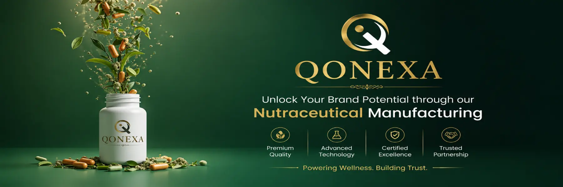 Qonexa Nutraceutical Manufacturing - Premium Quality Wellness Products