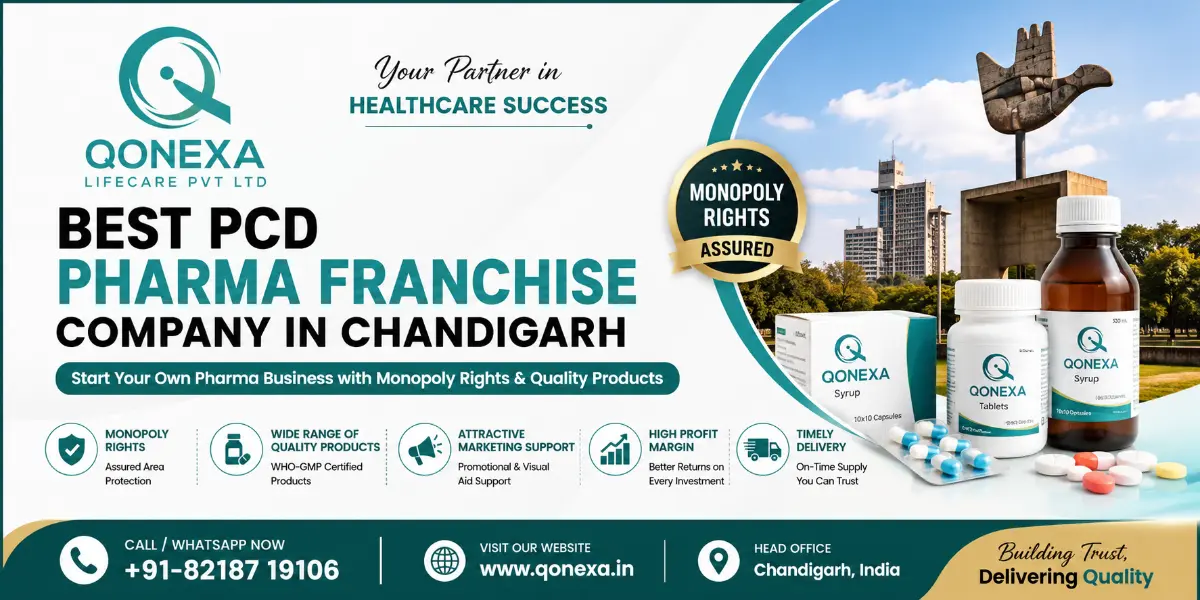 Best PCD Pharma Franchise Company in Chandigarh - Qonexa Lifecare