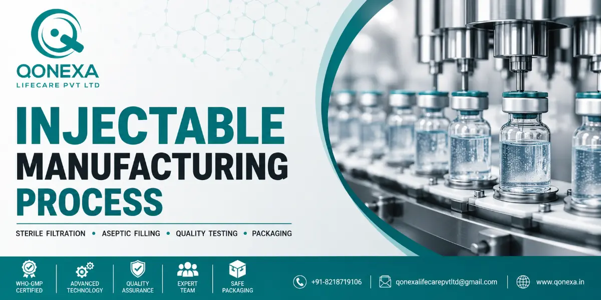 Injectable manufacturing process in pharmaceutical industry from sterile filtration to packaging