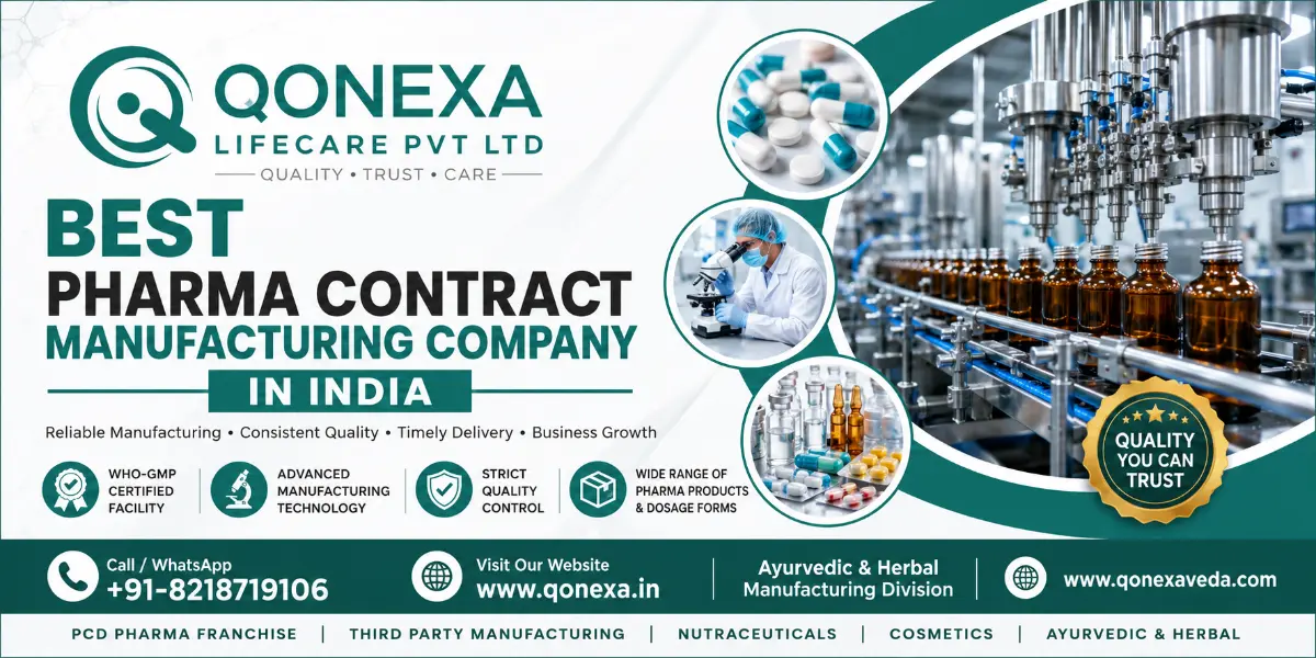 Best Pharma Contract Manufacturing Company in India - Qonexa Lifecare