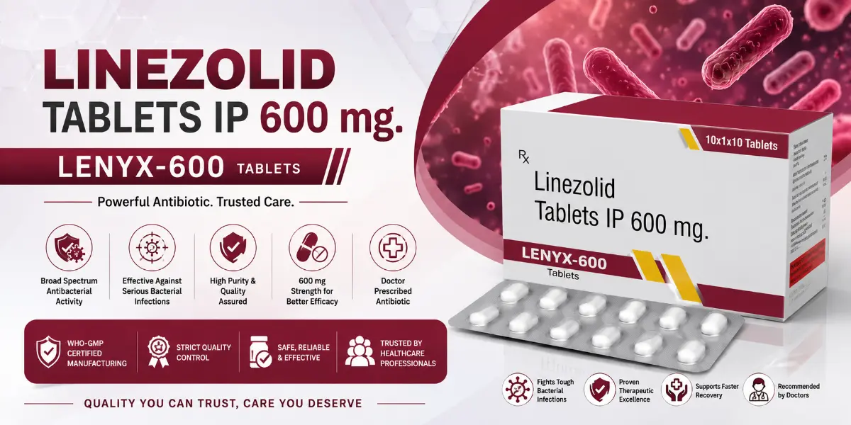 Linezolid Tablets IP 600 mg