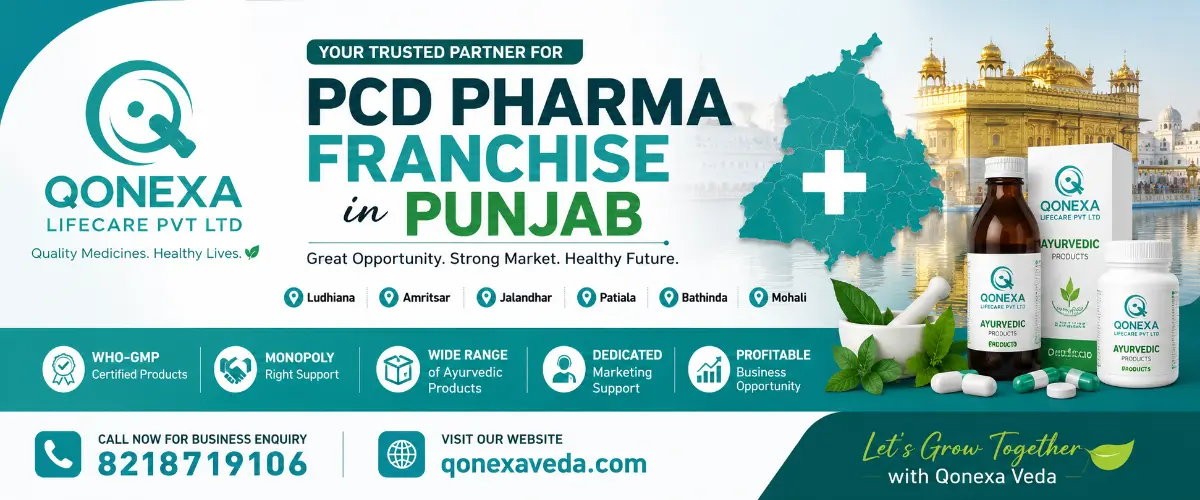 PCD Pharma Franchise in Punjab by Qonexa Veda