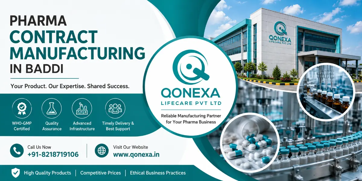 Pharma Contract Manufacturing in Baddi - Qonexa Lifecare