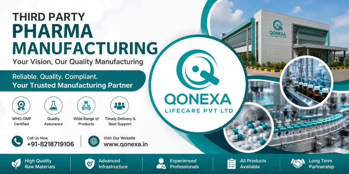 Third Party Pharma Manufacturing in Baddi - Qonexa Lifecare