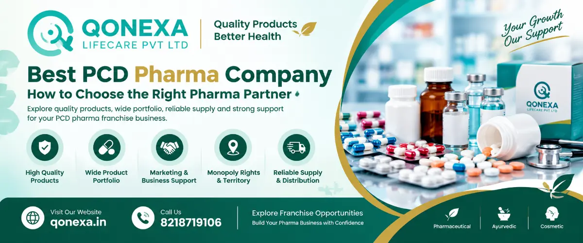 Best PCD Pharma Company – Qonexa Lifecare