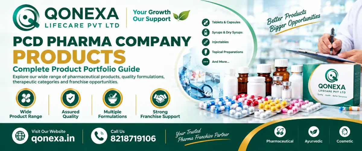 PCD Pharma Company Products – Qonexa Lifecare