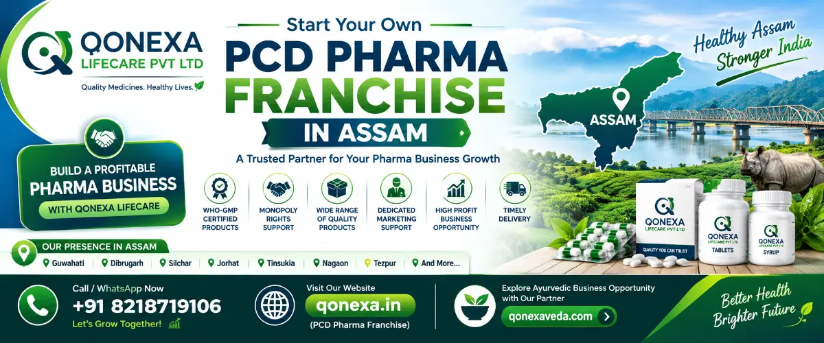 PCD Pharma Franchise in Assam - Qonexa Lifecare